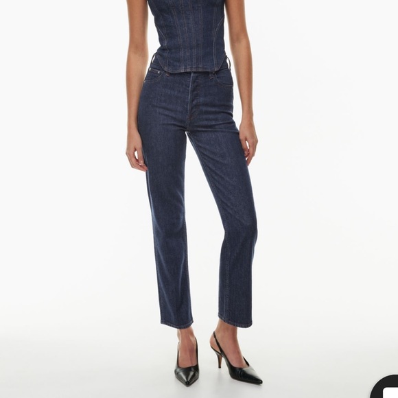 Aritzia Denim Forum Yoko High Rise Slim Jeans size 25 - Picture 1 of 4